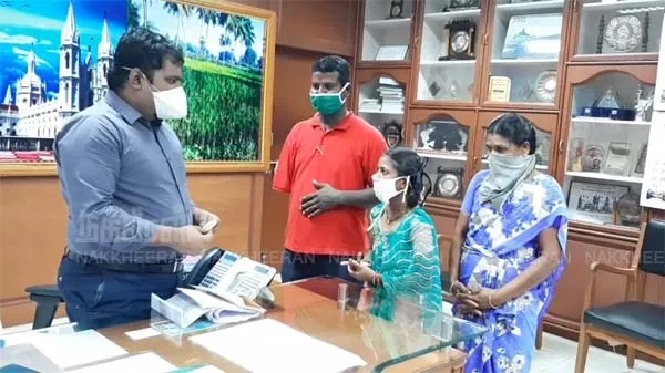 nagapattinam - School Student corona help 
